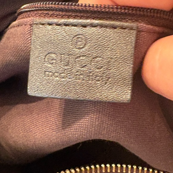 Vintage Gucci Abby D ring black with brown leather trim shoulder Women's Bag - Picture 9 of 16